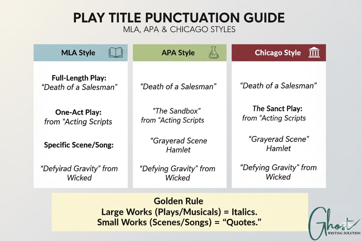 Punctuate a Play Title